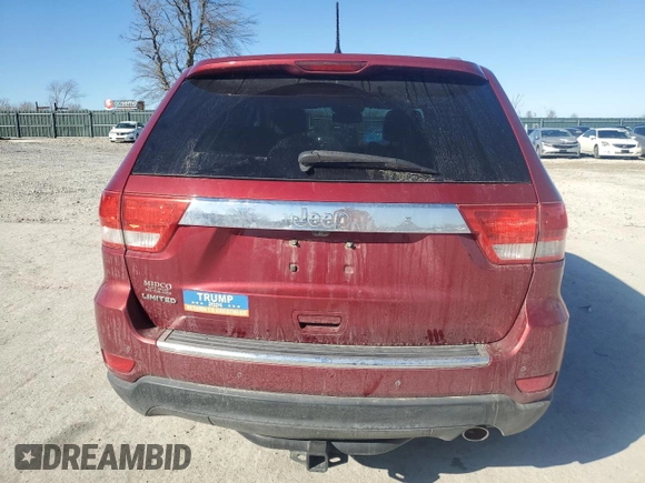2012 Jeep Grand Cherokee Limited with VIN 1C4RJEBG6CC172502, listed as a Copart auction lot 46831645 with 193,770 mi miles and Salvage Title. Bid and sale history available at carsss.com. Image 6.