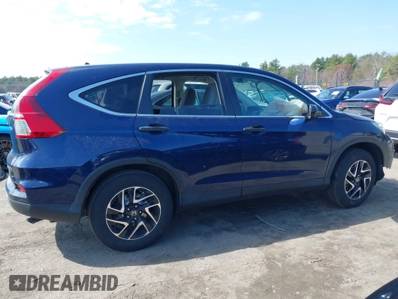 2016 Honda CR-V SE with VIN 5J6RM4H46GL019536, listed as a IAAI auction lot 42033987 with 44,792 mi miles and . Bid and sale history available at carsss.com. Image 13.