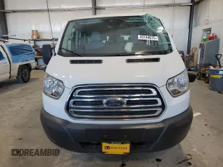 2019 Ford Transit Passenger XL with VIN 1FBZX2ZM9KKA06377, listed as a Copart auction lot 43144675 with 105,313 mi miles and Salvage Title. Bid and sale history available at DreamBid. Image 5.
