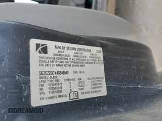 2004 Saturn VUE with VIN 5GZCZ23DX4S848540, listed as a Copart auction lot 85578264 with Not Provided miles and Non Repairable. Bid and sale history available at DreamBid. Image 14.