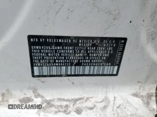 2017 Volkswagen GTI S с VIN 3VW4T7AU5HM004232, выставлен на аукционе Copart как лот 57154385 с пробегом 83 426 миль миль и Чистый • Clean title. История ставок и продаж доступна на DreamBid. Изображение 12.