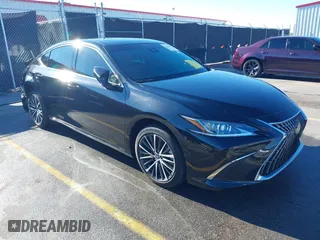 2025 Lexus ES with VIN 58ADZ1B18SU187149, listed as a IAAI auction lot 41276852 with 4,927 mi miles. Bid and sale history available at carsss.com. Image 1.