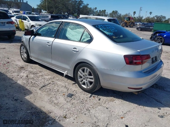 2015 Volkswagen Jetta Sedan 2.0L S with VIN 3VW2K7AJXFM239755, listed as a IAAI auction lot 41421480 with NaN miles. Bid and sale history available at carsss.com. Image 3.