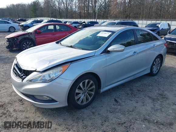 2014 Hyundai Sonata SE with VIN 5NPEC4ACXEH923397, listed as a IAAI auction lot 41748671 with 182,136 mi miles and . Bid and sale history available at DreamBid. Image 17.