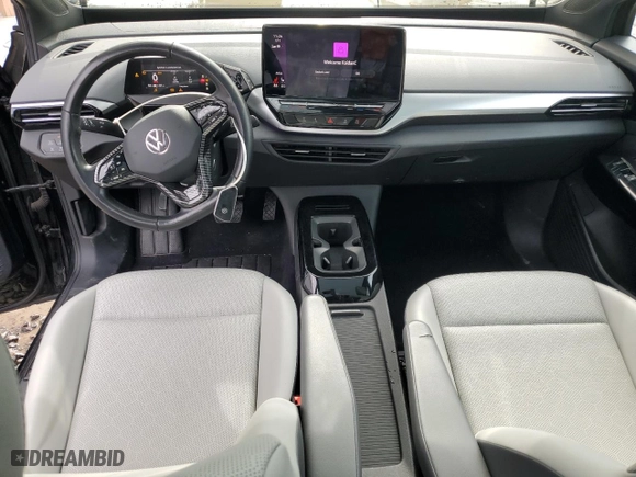 2022 Volkswagen ID.4 Pro S with VIN WVGUNPE26NP038011, listed as a Copart auction lot 45306465 with 35,637 mi miles and Salvage Title. Bid and sale history available at carsss.com. Image 8.