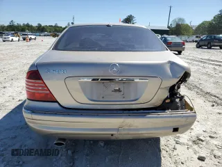 2006 Mercedes-Benz S 500 with VIN WDBNG75JX6A483736, listed as a Copart auction lot 53424695 with 86,999 mi miles and Salvage Title. Bid and sale history available at DreamBid. Image 6.