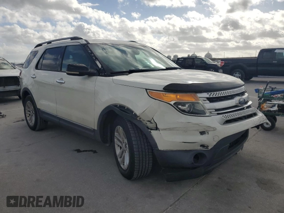 2012 Ford Explorer XLT with VIN 1FMHK7D80CGA30550, listed as a Copart auction lot 49775845 with 109,838 mi miles and Salvage Title. Bid and sale history available at DreamBid. Image 4.