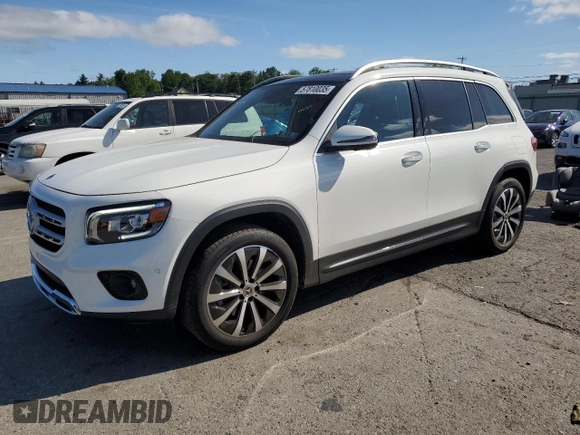 2021 Mercedes-Benz GLB 250 z VIN W1N4M4HB5MW101355, wystawiony jako Copart lot #57810035 z przebiegiem 32 432 mil mil oraz Szkoda całkowita • Salvage title. Historia ofert i sprzedaży dostępna na DreamBid. Obrazek 1.