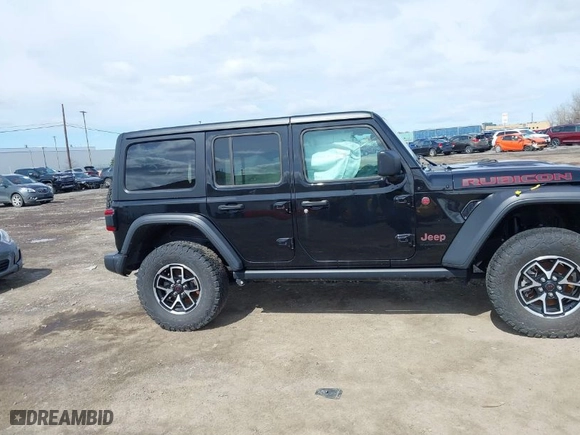 2024 Jeep Wrangler Rubicon with VIN 1C4PJXFG0RW268825, listed as a IAAI auction lot 41988213 with 19,526 mi miles. Bid and sale history available at carsss.com. Image 13.