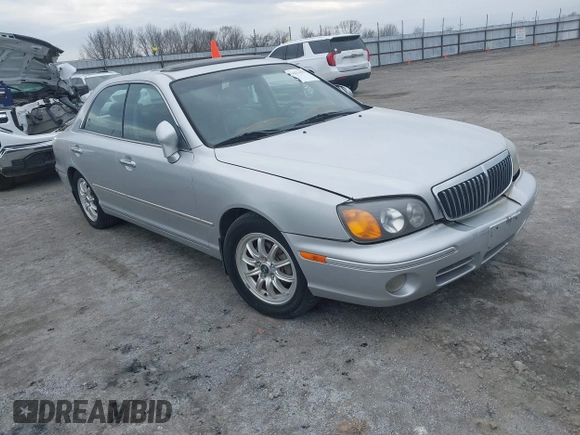 2002 Hyundai XG L z VIN KMHFU45EX2A228865, wystawiony jako IAAI lot #41421493 z przebiegiem 97 138 mil mil oraz . Historia ofert i sprzedaży dostępna na DreamBid. Obrazek 1.