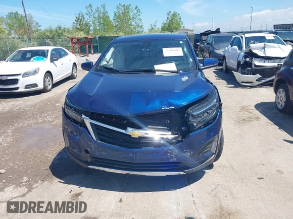 2023 Chevrolet Equinox LT with VIN 3GNAXKEG7PL197318, listed as a IAAI auction lot 42208609 with 45,092 mi miles and . Bid and sale history available at carsss.com. Image 12.