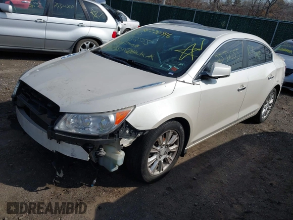 2012 Buick LaCrosse Premium 1 with VIN 1G4GD5ER4CF251656, listed as a IAAI auction lot 41770916 with Not provided miles and . Bid and sale history available at DreamBid. Image 2.
