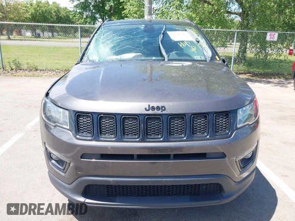 2018 Jeep Compass Latitude with VIN 3C4NJDBB0JT454598, listed as a IAAI auction lot 42318972 with 42,848 mi miles and . Bid and sale history available at DreamBid. Image 12.