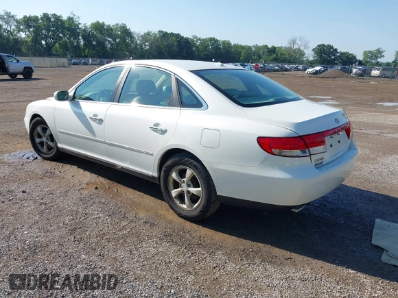 2007 Hyundai Azera GLS with VIN KMHFC46D67A189479, listed as a IAAI auction lot 42641536 with 127,281 mi miles and . Bid and sale history available at DreamBid. Image 3.