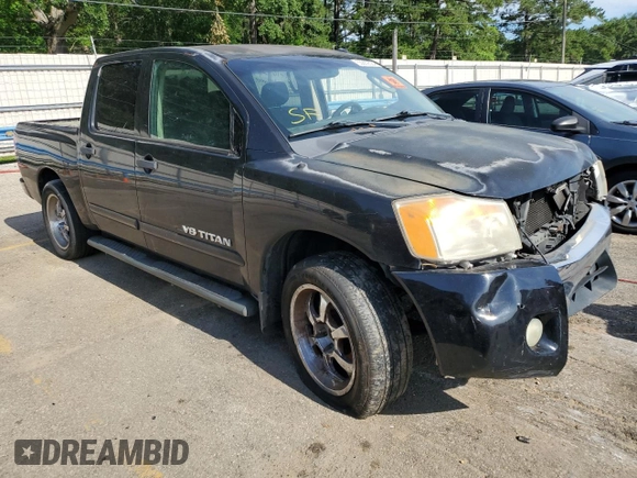 2008 Nissan Titan SE with VIN 1N6BA07D08N305976, listed as a Copart auction lot 55669524 with Not Provided miles and Salvage Title. Bid and sale history available at carsss.com. Image 4.