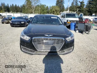 2017 Genesis G90 Premium z VIN KMHG34JA4HU033233, wystawiony jako Copart lot #55357555 z przebiegiem 264 462 mil mil oraz Czysty tytuł • Clean title. Historia ofert i sprzedaży dostępna na DreamBid. Obrazek 5.