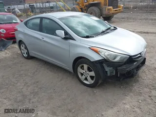 2011 Hyundai Elantra GLS PZEV with VIN 5NPDH4AE2BH040100, listed as a IAAI auction lot 41878943 with 84,487 mi miles. Bid and sale history available at carsss.com. Image 1.