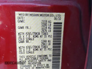 2010 Nissan Xterra S with VIN 5N1AN0NU1AC522911, listed as a Copart auction lot 83322994 with 138,111 mi miles and Salvage Title. Bid and sale history available at DreamBid. Image 13.