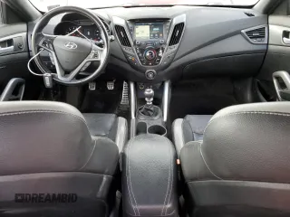 2016 Hyundai Veloster Turbo with VIN KMHTC6AE5GU275735, listed as a Copart auction lot 82707824 with 105,870 mi miles and Salvage Title. Bid and sale history available at carsss.com. Image 8.