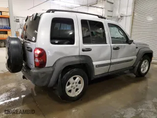 2007 Jeep Liberty Sport with VIN 1J4GL48K97W672546, listed as a Copart auction lot 51242515 with 274,855 mi miles and Salvage Title. Bid and sale history available at carsss.com. Image 3.