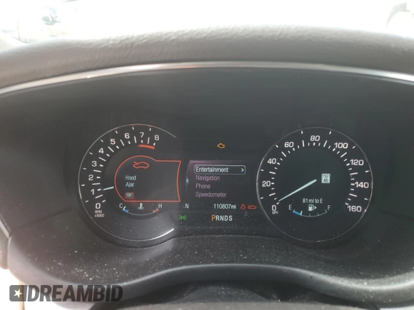 2017 Lincoln MKC Select with VIN 5LMTJ2DH4HUL12650, listed as a Copart auction lot 51886644 with 110,807 mi miles and Salvage title. Bid and sale history available at DreamBid. Image 9.