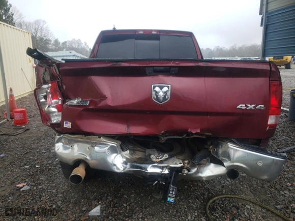 2016 Ram 1500 Lone Star with VIN 1C6RR7LT7GS315959, listed as a Copart auction lot 44979515 with 163,390 mi miles and Salvage Title. Bid and sale history available at carsss.com. Image 6.
