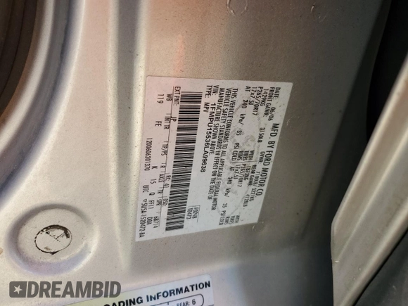 2006 Ford Expedition Special Service with VIN 1FMPU15536LA99638, listed as a Copart auction lot 80303404 with 0 mi miles and Non Repairable. Bid and sale history available at carsss.com. Image 13.