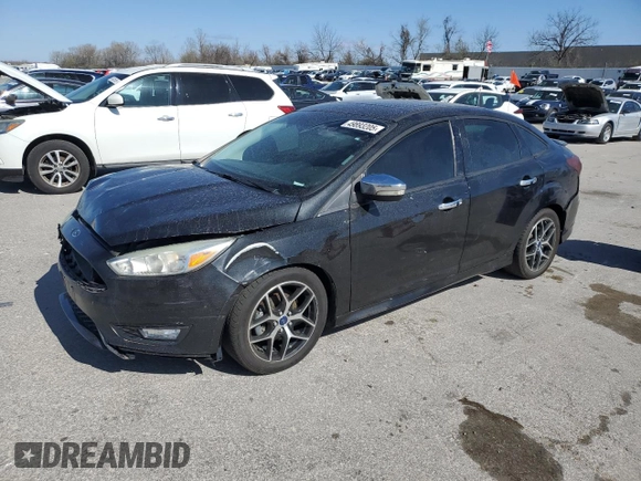 2015 Ford Focus SE with VIN 1FADP3F26FL321836, listed as a Copart auction lot 49893205 with 134,448 mi miles and Salvage Title. Bid and sale history available at carsss.com. Image 1.