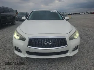 2014 Infiniti Q50 Sport with VIN JN1BV7AR7EM689554, listed as a Copart auction lot 52575755 with 115,553 mi miles and Salvage Title. Bid and sale history available at carsss.com. Image 5.