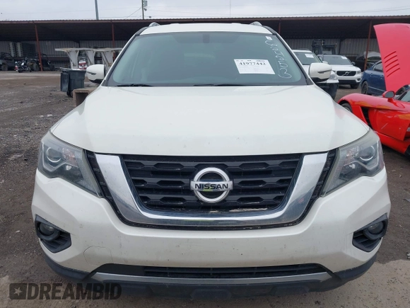 2018 Nissan Pathfinder SL with VIN 5N1DR2MN7JC624253, listed as a IAAI auction lot 41977442 with 104,061 mi miles and . Bid and sale history available at DreamBid. Image 12.