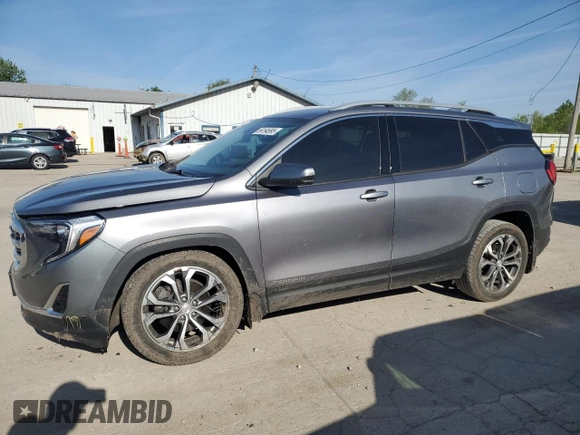 2020 GMC Terrain SLT with VIN 3GKALVEX3LL310072, listed as a Copart auction lot 56194995 with 98,090 mi miles and Salvage title. Bid and sale history available at DreamBid. Image 1.