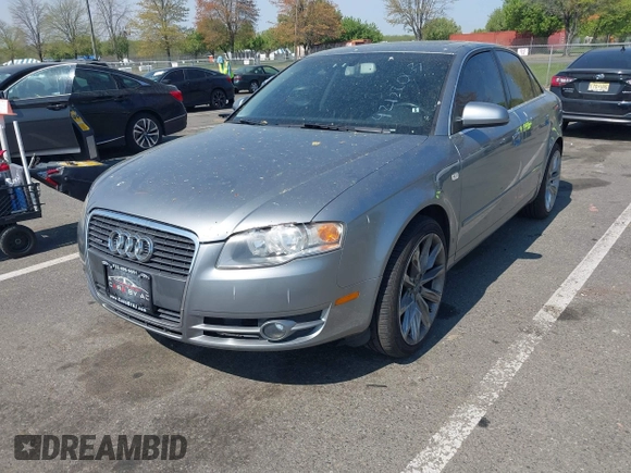 2006 Audi A4 2.0T with VIN WAUDF78E86A263765, listed as a IAAI auction lot 42122063 with 114,125 mi miles. Bid and sale history available at carsss.com. Image 2.