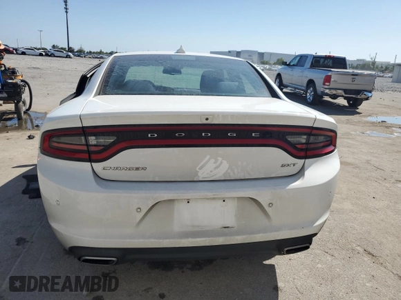 2018 Dodge Charger SXT Plus with VIN 2C3CDXHG7JH169445, listed as a Copart auction lot 53265555 with 107,024 mi miles and Salvage Title. Bid and sale history available at carsss.com. Image 6.
