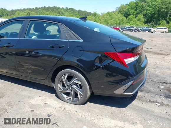 2024 Hyundai Elantra Limited with VIN KMHLP4DG1RU795908, listed as a IAAI auction lot 42191560 with 21,825 mi miles and . Bid and sale history available at DreamBid. Image 6.