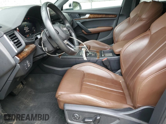 2018 Audi Q5 Premium Plus with VIN WA1BNAFY9J2098068, listed as a Copart auction lot 56207175 with 89,418 mi miles and Salvage title. Bid and sale history available at DreamBid. Image 7.