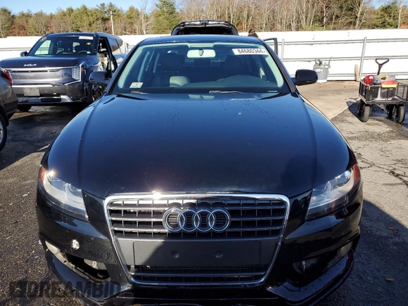 2010 Audi A4 2.0T Premium with VIN WAUBFAFL6AN057934, listed as a Copart auction lot 84680344 with 0 mi miles and Salvage Title. Bid and sale history available at carsss.com. Image 5.