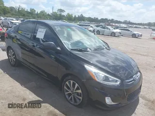 2016 Hyundai Accent SE z VIN KMHCU4AE9GU052504, wystawiony jako IAAI lot #41947653 z przebiegiem 105 871 mil mil oraz . Historia ofert i sprzedaży dostępna na DreamBid. Obrazek 1.
