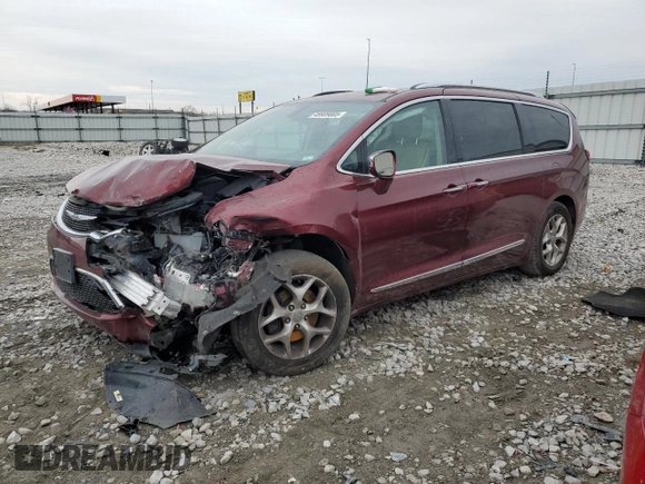 2020 Chrysler Pacifica Limited z VIN 2C4RC1GG7LR143660, wystawiony jako Copart lot #49909805 z przebiegiem Nie podano mil oraz Szkody całkowita. Historia ofert i sprzedaży dostępna na DreamBid. Obrazek 1.