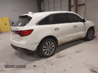 2014 Acura MDX Tech Pkg with VIN 5FRYD4H43EB042952, listed as a IAAI auction lot 41394833 with 85,329 mi miles. Bid and sale history available at carsss.com. Image 4.