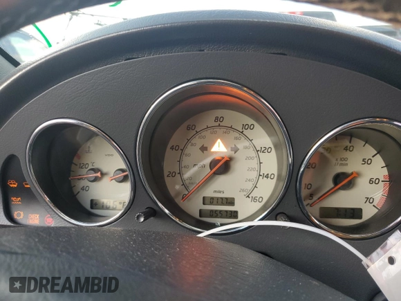 1999 Mercedes-Benz SLK-Class with VIN WDBKK47F1XF124854, listed as a Copart auction lot 73160604 with 55,730 mi miles and Salvage Title. Bid and sale history available at carsss.com. Image 9.