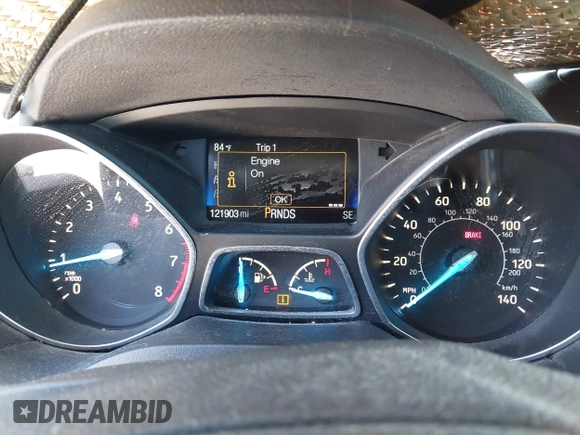 2017 Ford Escape S with VIN 1FMCU0F71HUA80494, listed as a IAAI auction lot 42457990 with 121,903 mi miles and . Bid and sale history available at DreamBid. Image 7.