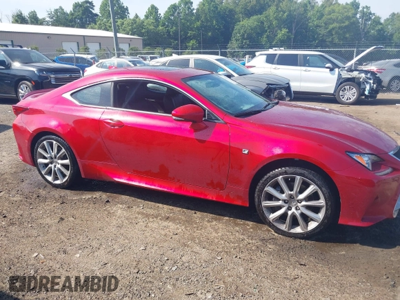2016 Lexus RC 300 F Sport with VIN JTHSM5BC1G5000408, listed as a IAAI auction lot 42499409 with 103,632 mi miles and . Bid and sale history available at DreamBid. Image 13.