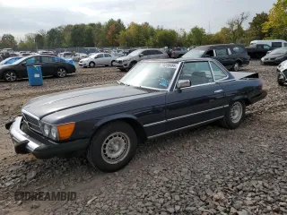 1982 Mercedes-Benz 380 with VIN WDBBA45AXCB013425, listed as a Copart auction lot 74098484 with 145,140 mi miles and Salvage Title. Bid and sale history available at carsss.com. Image 1.