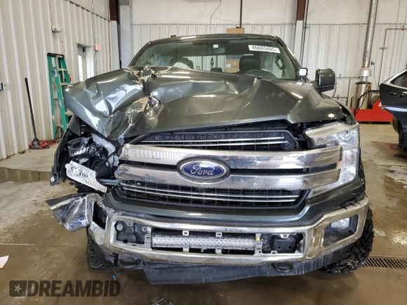 2018 Ford F-150 XL with VIN 1FTEW1E59JKD65202, listed as a Copart auction lot 46665485 with 0 mi miles and Non Repairable. Bid and sale history available at carsss.com. Image 5.