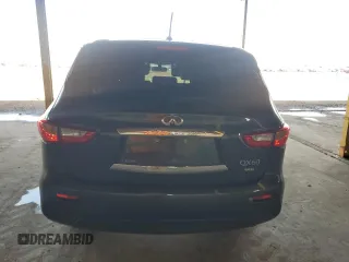 2015 Infiniti QX60 with VIN 5N1AL0MM9FC526946, listed as a Copart auction lot 58983895 with 128,341 mi miles and Salvage title. Bid and sale history available at DreamBid. Image 6.