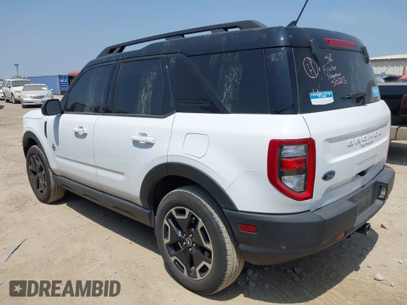 2022 Ford Bronco Sport Outer Banks with VIN 3FMCR9C6XNRE27616, listed as a IAAI auction lot 42321950 with 29,313 mi miles and . Bid and sale history available at DreamBid. Image 3.