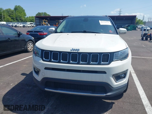 2019 Jeep Compass Limited with VIN 3C4NJDCB8KT840234, listed as a IAAI auction lot 42794554 with 68,349 mi miles and . Bid and sale history available at DreamBid. Image 12.