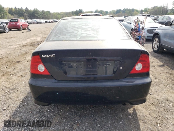 2005 Honda Civic Cpe LX with VIN 1HGEM22555L075234, listed as a Copart auction lot 53936455 with 143,062 mi miles and Clean Title. Bid and sale history available at carsss.com. Image 6.