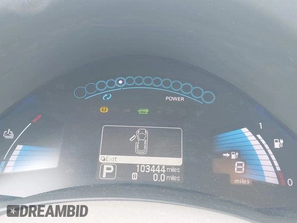 2011 Nissan LEAF SL-e with VIN JN1AZ0CP4BT008934, listed as a IAAI auction lot 42149847 with 103,444 mi miles and . Bid and sale history available at DreamBid. Image 7.