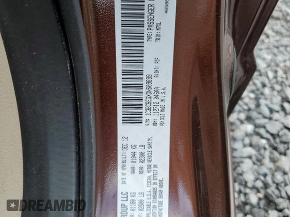 2013 Chrysler 200 Touring z VIN 1C3BCBEGXDN609899, wystawiony jako Copart lot #74966724 z przebiegiem 38 028 mil mil oraz Szkoda całkowita • Salvage title. Historia ofert i sprzedaży dostępna na DreamBid. Obrazek 13.